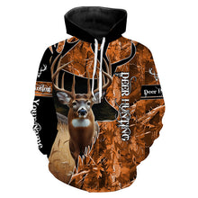 Load image into Gallery viewer, Deer Hunting Orange camouflage Custom name Shirts, Deer hunting shirt, Gifts for hunters FSD189