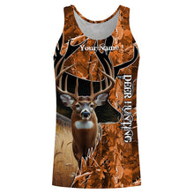 Load image into Gallery viewer, Deer Hunting Orange camouflage Custom name Shirts, Deer hunting shirt, Gifts for hunters FSD189