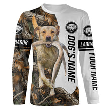 Load image into Gallery viewer, Yellow Labrador Antler Shed Hunting Labs Customize Name All over print Shirts FSD3586