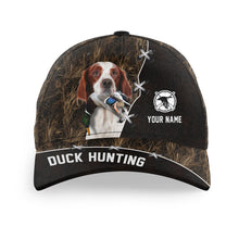 Load image into Gallery viewer, Duck Hunting Hat Waterfowl Camo with many Duck Hunting Dogs to choose from, Personalized  Duck Hunting Hat FSD4210