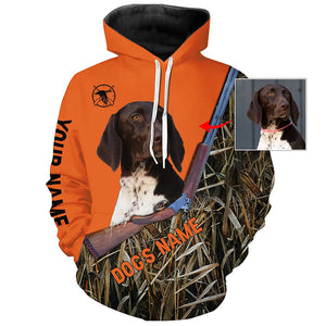 Personalized hunting dogs Shirts for Hunters Custom Dog's image and Names Shirts - FSD3822