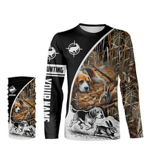 Load image into Gallery viewer, Rabbit Hunting with Beagle Dog Camo Custom name all over print Shirts, Personalized Gifts FSD370