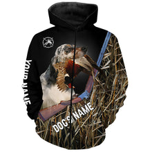 Load image into Gallery viewer, Llewellin English Setter Gun Dog Pheasant Hunting Custom Name Shirts for Pheasant Hunters FSD3921