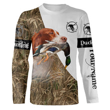 Load image into Gallery viewer, Duck hunting with Liver belton English Setter Custom Name 3D All over print Shirt, Hoodie - Personalized Hunting Gifts FSD2736