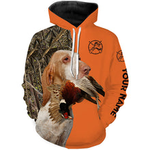 Load image into Gallery viewer, Pheasant hunting with Dogs Bracco Italiano Customize name 3D All over print Shirts FSD3743