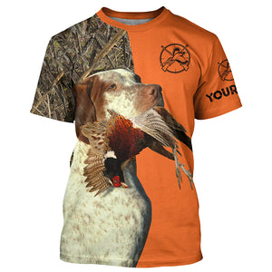 Pheasant hunting Dogs Braque Du Bourbonnais Customize name 3D All over print Shirts FSD3744