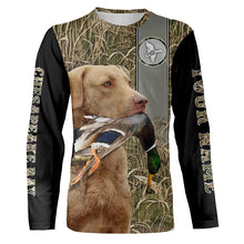 Load image into Gallery viewer, Chesapeake Bay Retriever Duck Hunting Dog Waterfowl Camo full printing Shirts, Duck hunting Gifts FSD3349