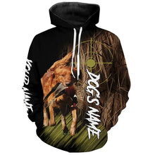 Load image into Gallery viewer, Red Golden Retriever Custom Name Hunting Dog Shirts for Hunter, Gifts for Hunters FSD4570