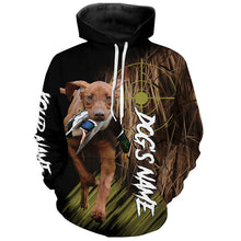 Load image into Gallery viewer, Vizsla Custom Name Hunting Dog Shirts for Hunter, Gifts for Hunters FSD4574