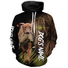 Load image into Gallery viewer, Vizsla Custom Name Hunting Dog Shirts for Hunter, Gifts for Hunters FSD4574