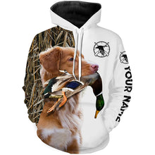 Load image into Gallery viewer, Duck Hunting with Toller (Nova Scotia Duck Tolling Retriever) Dog Custom Name 3D All over print Shirt FSD3655