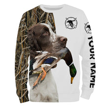 Load image into Gallery viewer, Duck Hunting With Dog English Springer spaniel Customize Name Shirts, Personalized Gifts - FSD2787