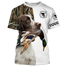 Load image into Gallery viewer, Duck Hunting With Dog English Springer spaniel Customize Name Shirts, Personalized Gifts - FSD2787