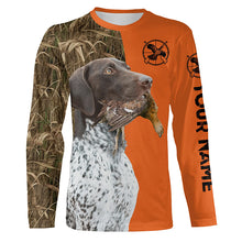 Load image into Gallery viewer, German Shorthaired Pointer Dog Grouse Hunting Custom name Orange Shirts for Grouse Hunter, Bird Hunter FSD3960