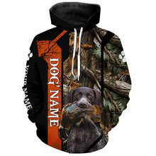 Load image into Gallery viewer, German Shorthaired Pointer Dog Pheasant hunting Camo customized Name Shirts for Hunters FSD4023