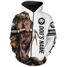 Load image into Gallery viewer, Chocolate Labrador Antler Shed Hunting Labs Customize Name All over print Shirts FSD3571