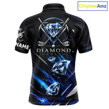 Load image into Gallery viewer, Funny Men’s Diamond Golf Polo Shirt –  Performance Golf Shirt, Golf Top NHT878