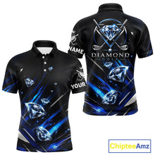 Load image into Gallery viewer, Funny Men’s Diamond Golf Polo Shirt –  Performance Golf Shirt, Golf Top NHT878