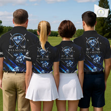 Load image into Gallery viewer, Funny Men’s Diamond Golf Polo Shirt –  Performance Golf Shirt, Golf Top NHT878