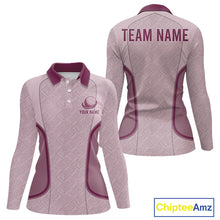 Load image into Gallery viewer, Womens Custom Name Golf Polo Shirt, Golf Team Shirt For Mom, Mother's Day Golf Gift NHT747