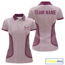 Load image into Gallery viewer, Womens Custom Name Golf Polo Shirt, Golf Team Shirt For Mom, Mother's Day Golf Gift NHT747