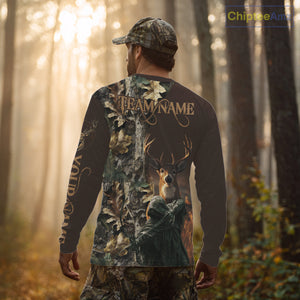 Best Brown Deer Hunting Shirt 3D All-Over Print with Camo, Grim Reaper For Deer Hunters NHT25