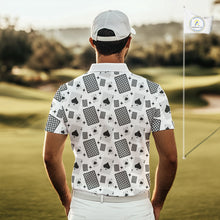Load image into Gallery viewer, Personalized Poker Mens Golf Polo Shirt Funny Golf Top For Team, Golfer Gift For Men NHT754