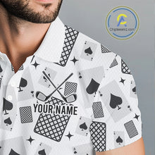 Load image into Gallery viewer, Personalized Poker Mens Golf Polo Shirt Funny Golf Top For Team, Golfer Gift For Men NHT754