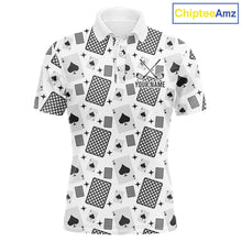 Load image into Gallery viewer, Personalized Poker Mens Golf Polo Shirt Funny Golf Top For Team, Golfer Gift For Men NHT754