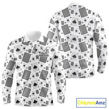 Load image into Gallery viewer, Personalized Poker Mens Golf Polo Shirt Funny Golf Top For Team, Golfer Gift For Men NHT754