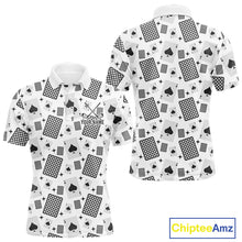 Load image into Gallery viewer, Personalized Poker Mens Golf Polo Shirt Funny Golf Top For Team, Golfer Gift For Men NHT754
