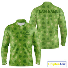 Load image into Gallery viewer, Personalized Poker Green Mens Golf Polo Shirt, Funny Golf Top For Family Team Shirt NHT756