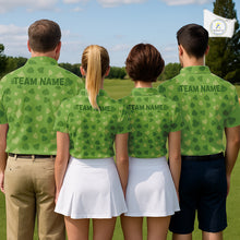 Load image into Gallery viewer, Personalized Poker Green Mens Golf Polo Shirt, Funny Golf Top For Family Team Shirt NHT756