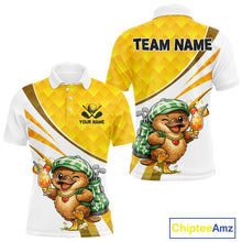Load image into Gallery viewer, Funny Platypus Golf Polo Shirt For Men, Golf Course Summer Outfit, Sporty Animal Golf Gift NHT573