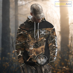 Forest Camo Deer Hunting Shirt, Deer Hunting With Full All Over 3D For Deer Hunters NHT247