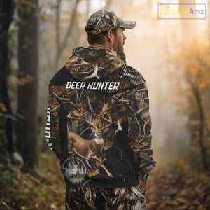 Forest Camo Deer Hunting Shirt, Deer Hunting With Full All Over 3D For Deer Hunters NHT247