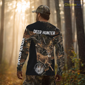 Forest Camo Deer Hunting Shirt, Deer Hunting With Full All Over 3D For Deer Hunters NHT247