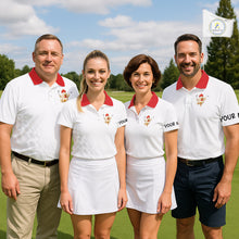 Load image into Gallery viewer, Funny Chicken Golf Polo Shirt Personalized Custom Name Golf Lover Polo For Womens NHT948