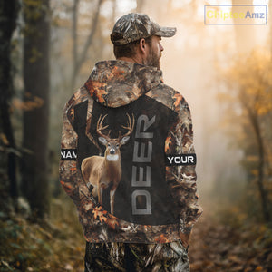 Deer Hunting Custom Name Camouflage Hunting Clothes, Deer Hunting Outfit, Hunting Shirt NHT252