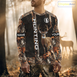 Deer Hunting Custom Name Camouflage Hunting Clothes, Deer Hunting Outfit, Hunting Shirt NHT252
