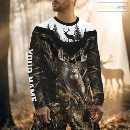 Deer Buck Custom Name 3D All Over Printed Shirts, Deer Hunting Shirt, Hunting Season NHT328