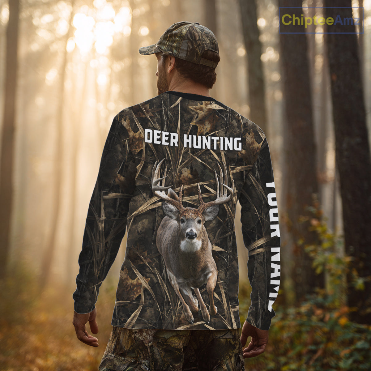 Deer Buck Custom Name 3D All Over Printed Shirts, Deer Hunting Shirt, Hunting Season NHT328