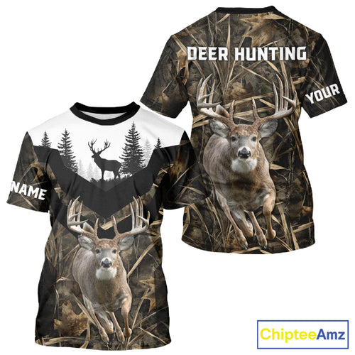Deer Buck Custom Name 3D All Over Printed Shirts, Deer Hunting Shirt, Hunting Season NHT328