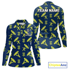Load image into Gallery viewer, Personalized Disc Golf Polo Shirt Custom Name Gift Performance Polo For Womens