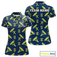 Load image into Gallery viewer, Personalized Disc Golf Polo Shirt Custom Name Gift Performance Polo For Womens