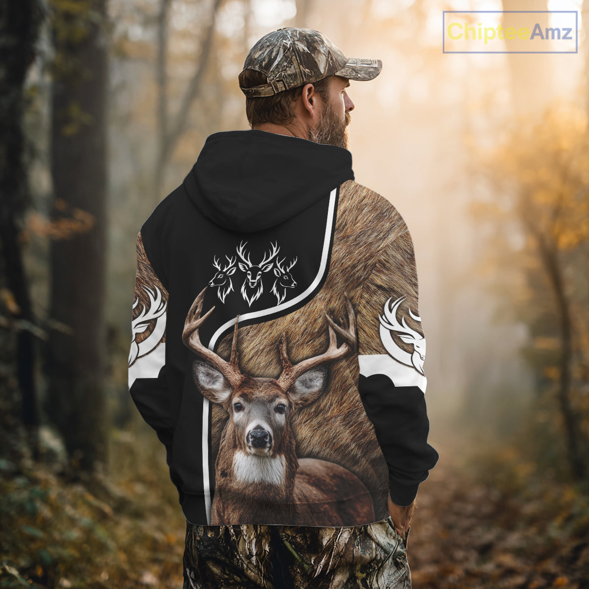 Whitetail Deer Hunting 3D All Over Print Shirts, Personalized Hunting Gifts For Deer Hunters NHT192