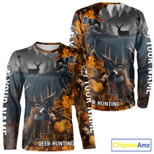Load image into Gallery viewer, Personalized Grim Reaper Deer Hunting 3D Camo Shirt , Deer Hunting Shirt NHT278