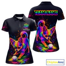Load image into Gallery viewer, Personalized Chihuahua Playing Golf Button Down Shirt - Custom Dog Lover Team Jersey