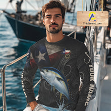 Load image into Gallery viewer, Personalized Texas Tuna Fishing Shirt – Custom Name Angler Apparel For Fishermen