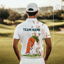 Load image into Gallery viewer, Rabbit Carrot Golf Polo Shirt Funny Golfer Bunny Custom Team Name Jersey NHT892